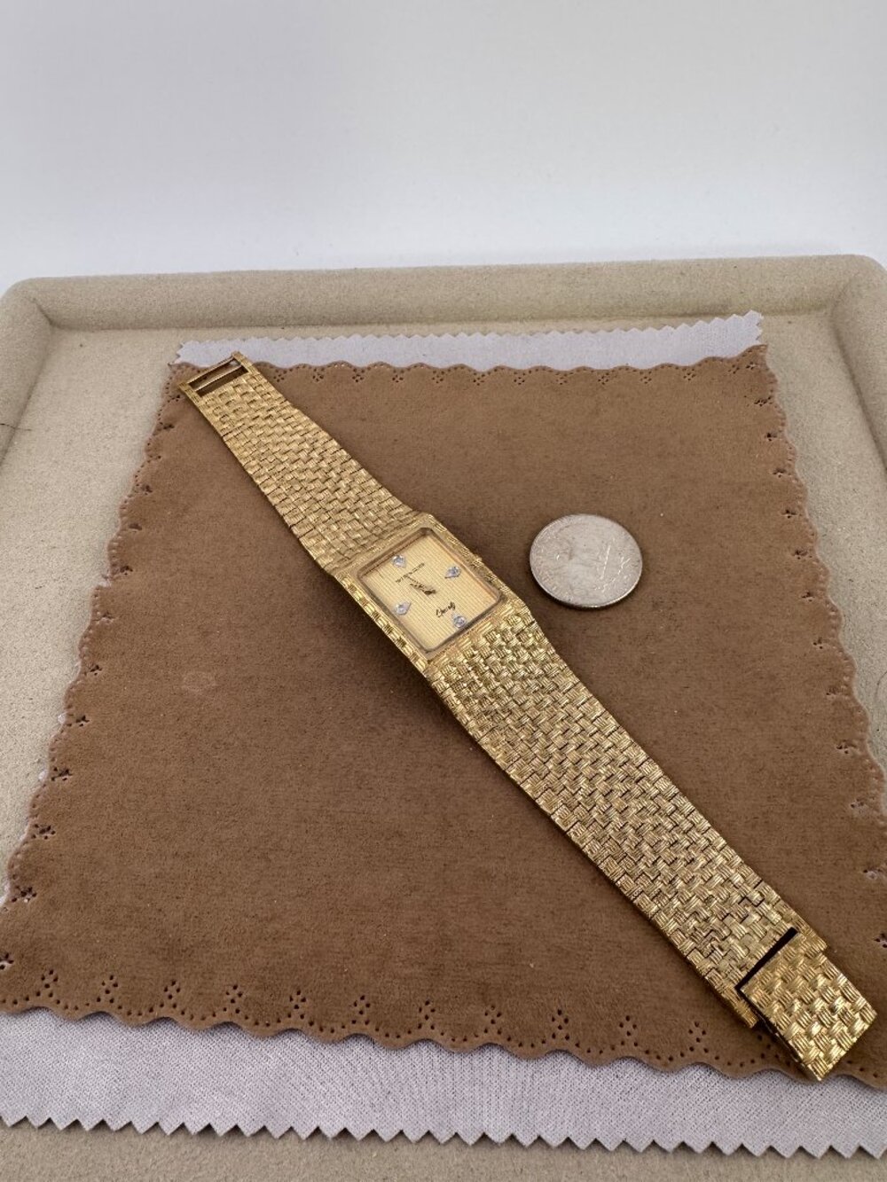 Vintage Swiss made Wittnauer Diamond dress watch and Italian Bracelet - Picture 12 of 12